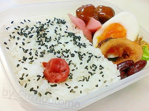 サプライズな じゃこサンドお弁当